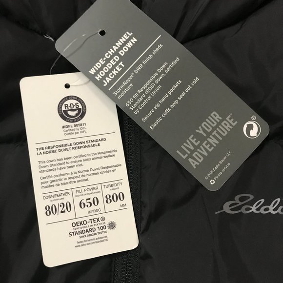 NWT Eddie Bauer CirrusLite Down Hooded Jacket - Picture 3 of 7
